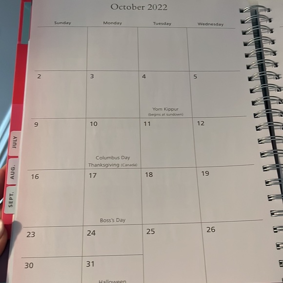 2022-23 Ultimate Planner Pink & Blue Squares-Plan Today. Procrastinate Tomorrow - Picture 8 of 8